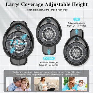 Hands-Free Wall-Mounted Back Scrubber for Shower